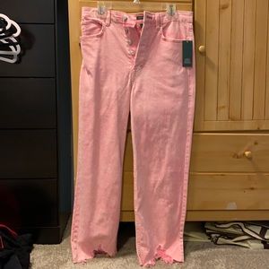 Pink jeans